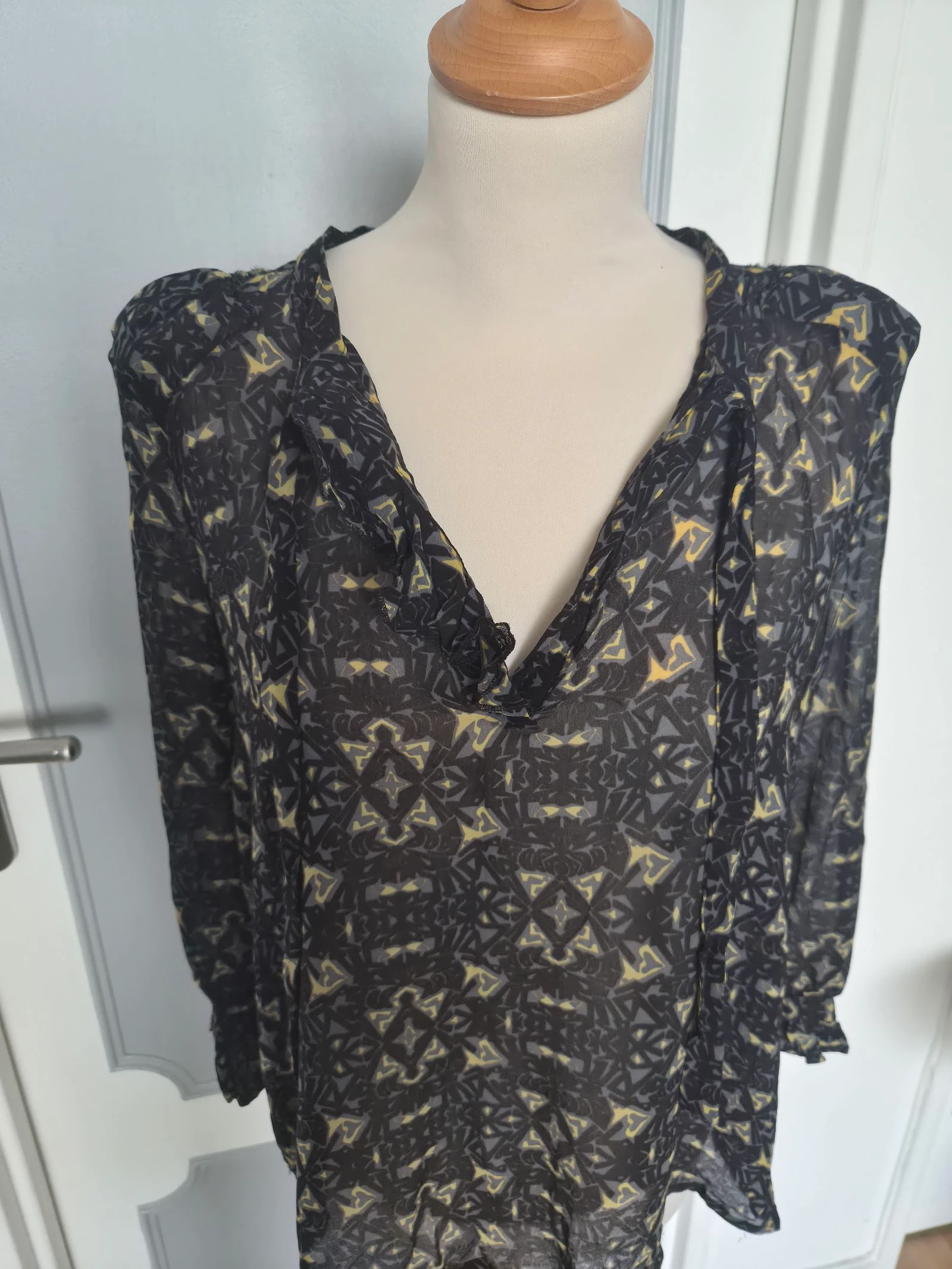 Ba&sh long sleeve blouse size 36 – photo 2